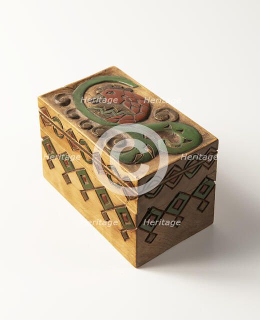 The Box. Designed by Princess Maria Tenisheva, c. 1903. Creator: Workshop of Princess Maria Tenisheva in Talashkino.