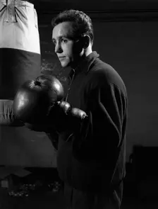 The boxer, a Sunderland miner, 1964. Creator: Michael Walters