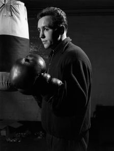 The boxer, a Sunderland miner, 1964. Creator: Michael Walters