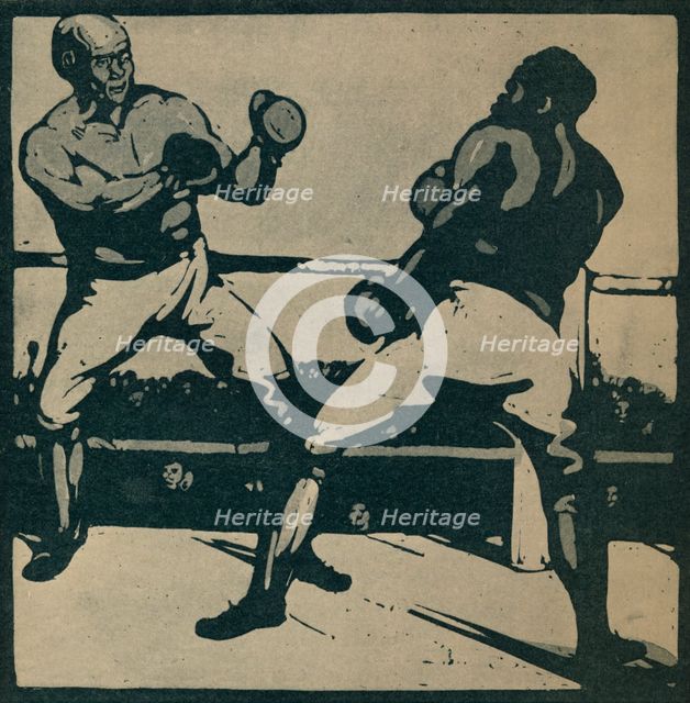 'The Boxers', 1898, (1935). Creator: William Nicholson.