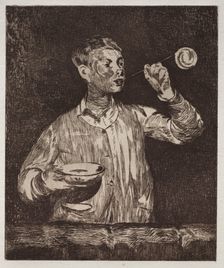 The Boy with soap bubbles. Creator: Edouard Manet (French, 1832-1883)