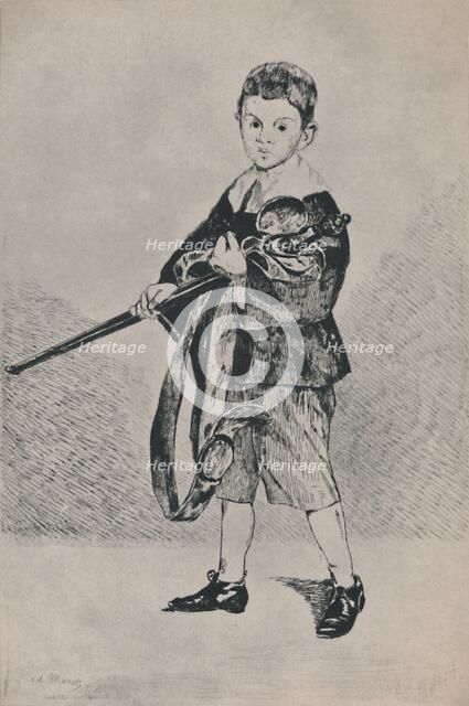'The Boy with the Sword', 1862, (1946). Artist: Edouard Manet.