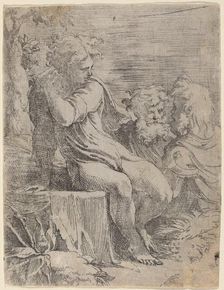 The Boy and Two Old Men. Creator: Parmigianino