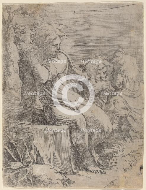 The Boy and Two Old Men. Creator: Parmigianino.
