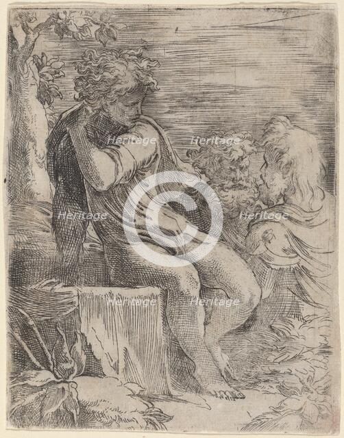 The Boy and Two Old Men. Creator: Parmigianino.