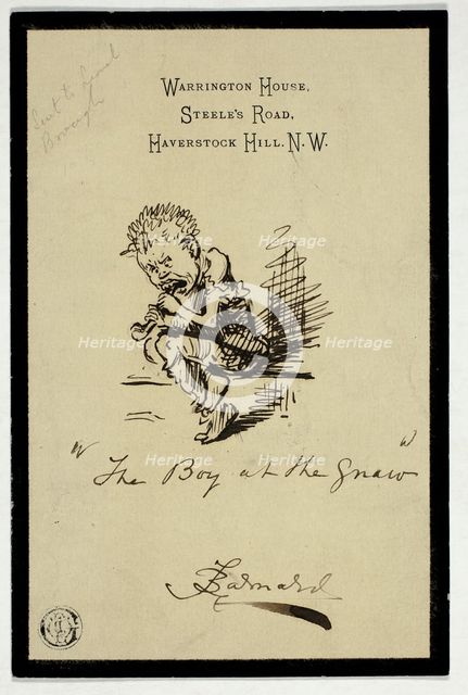 The Boy at the Gnaw, n.d. Creator: Frederick Barnard.