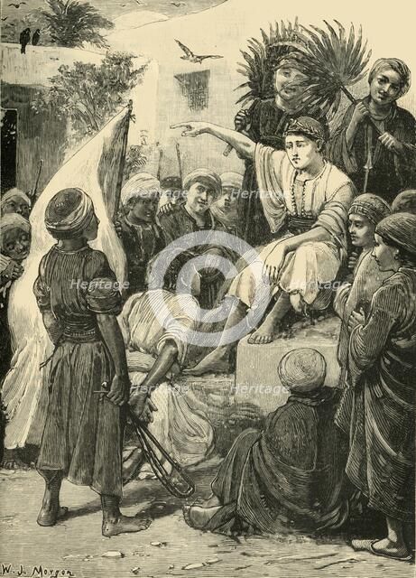 'The Boy Cyrus Playing the King', 1890.   Creator: Unknown.