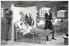 The Boy Dies on the Transportation Ship 1848. Creator: George Cruikshank