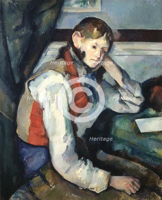 The Boy in the Red Vest (Le garçon au gilet rouge), 1888-1890.