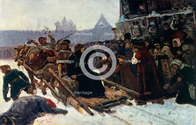 'The Boyar Morozova (a study)', 1881, (1965). Creator: Vasily Surikov.