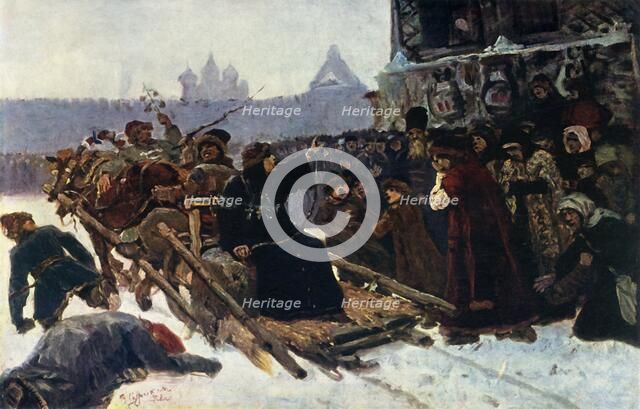 'The Boyar Morozova (a study)', 1881, (1965). Creator: Vasily Surikov.