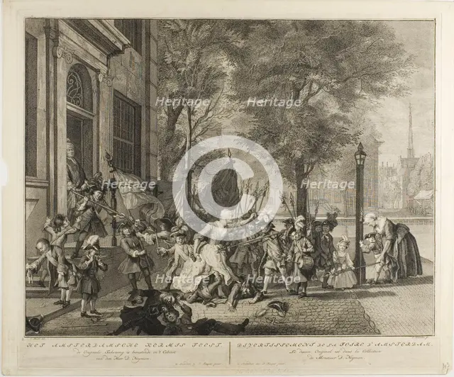 The Boys of Amsterdam, n.d. Creator: Jacobus Houbraken.
