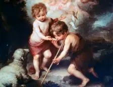 The Boys with the Shell c1670. Artist: Bartolomé Esteban Murillo