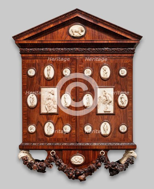The Brand Cabinet, , c. 1743. Creators: Horace Walpole, William Hallett.