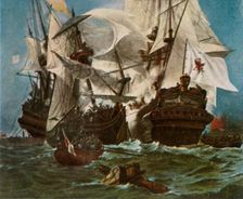 The Brandenburg naval fleet, 1680, (1936). Kurbrandenburgische Flotte, 1680 Creator: Unknown