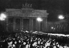 The Brandenburg Gate, Berlin, Germany, 30 January 1933