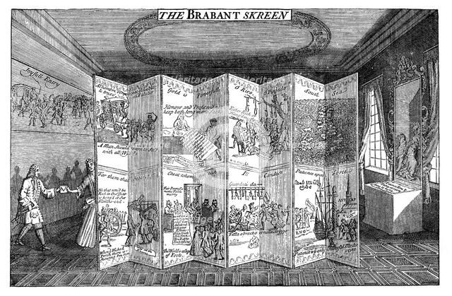'The Brabant Skreen', 1721. Artist: Unknown