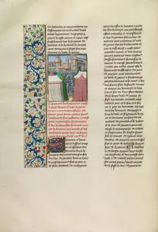 The Brabants Lay Seige Against the City of Grave, c1388; Chroniques (Book Three), about 1480-1483. Creator: Unknown