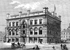 The Bradford Merchants Institute, 1873. Creator: Unknown