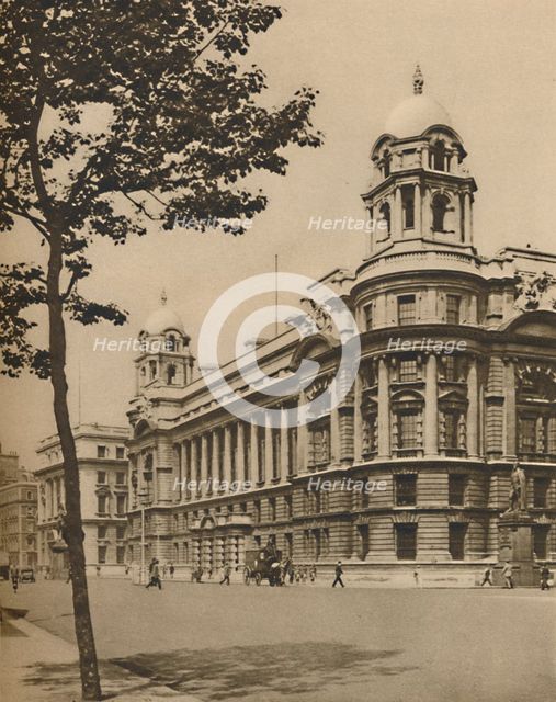 'The Brains of Defence: British War Office in Whitehall', c1935. Creator: Donald McLeish.