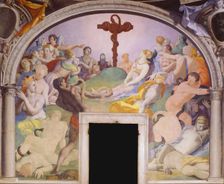 The Brazen Serpent, 1540-1545. Artist: Bronzino, Agnolo (1503-1572)