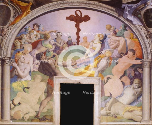 The Brazen Serpent, 1540-1545. Artist: Bronzino, Agnolo (1503-1572)