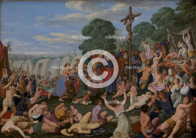 The Brazen Serpent, 1601-1642. Creator: Johann König.