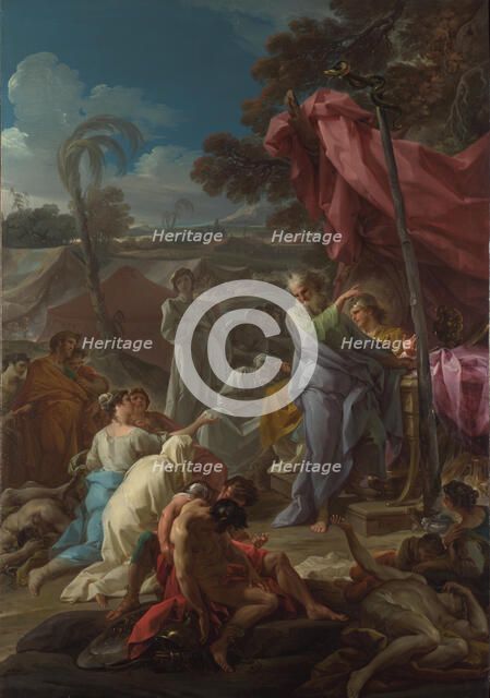The Brazen Serpent, 1744. Artist: Giaquinto, Corrado (1703-1766)
