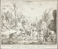 The Brazen Serpent of Moses, 1727. Creator: Pierre Subleyras