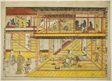 The Brazier of Elegance and the Bell of Damnation (Fuga hibachi muken no kane), c. 1739/40. Creator: Okumura Masanobu
