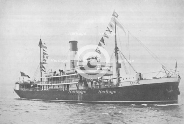 'The Brazilian Lloyd s.s. Acre., 1914 Artist: Unknown.