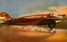 The Bremen Junkers W 33 leaves Baldonnel Aerodrome, Ireland, 12 April 1928, (1932). Creator: Unknown