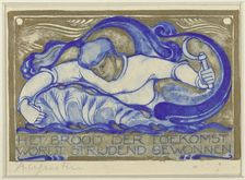 The bread of the future is won fighting, August, c. 1929. Creator: Willem Arondeus