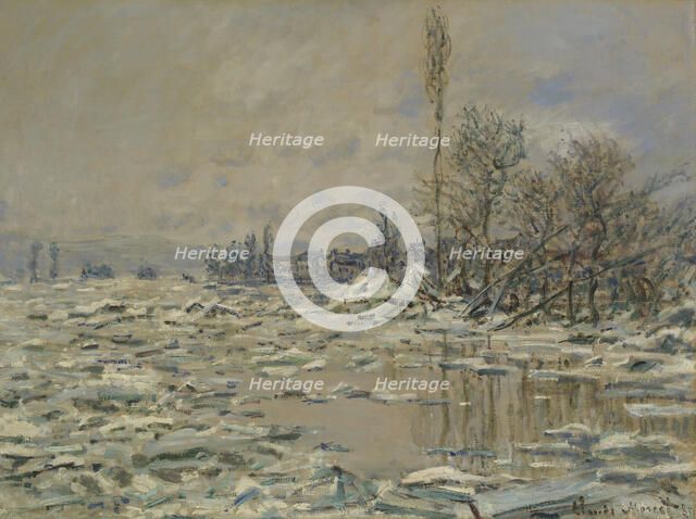 The Break-Up of the Ice, 1880. Creator: Monet, Claude (1840-1926).