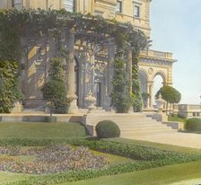"The Breakers," Cornelius Vanderbilt II house, 44 Ochre Point Avenue, Newport, Rhode Island, 1914. Creator: Frances Benjamin Johnston