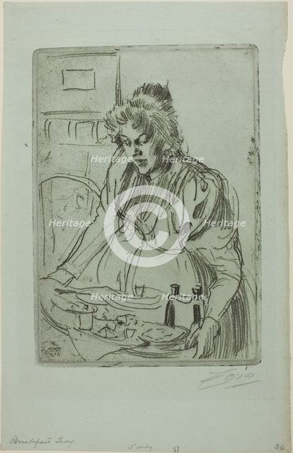 The Breakfast, 1898. Creator: Anders Leonard Zorn.