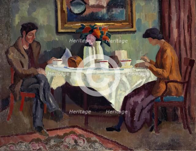 The Breakfast Table, c1918. Creator: Roger Fry.