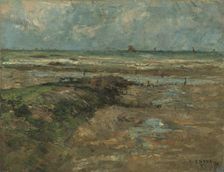 The Breakwater, 1878?. Creator: James Ensor