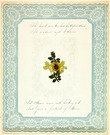 The Breast Once Touched by Cupid's Dart (valentine), c. 1840. Creator: Unknown