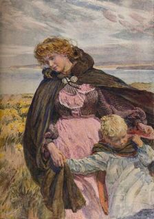 The Breeze's Kiss c1900. Artist: Lionel Percy Smythe