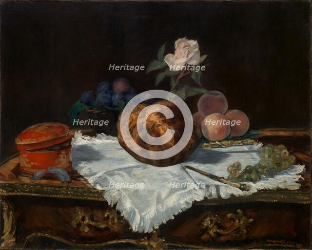 The Brioche, 1870. Creator: Edouard Manet.