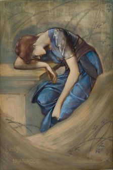 The Briar Rose Series - Study for The Garden Court 1889. Creator: Sir Edward Coley Burne-Jones