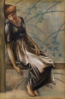 The Briar Rose Series - Study for The Garden Court 1889. Creator: Sir Edward Coley Burne-Jones