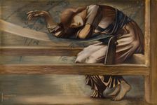 The Briar Rose Series - Study for The Garden Court 1889. Creator: Sir Edward Coley Burne-Jones