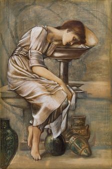 The Briar Rose Series - Study for The Garden Court 1889. Creator: Sir Edward Coley Burne-Jones