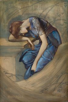 The Briar Rose Series - Study for The Garden Court 1889. Creator: Sir Edward Coley Burne-Jones