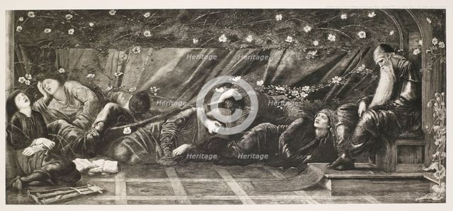 The Briar Rose Series - The Council Chamber (II), c1870s, (1900). Creator: Unknown.