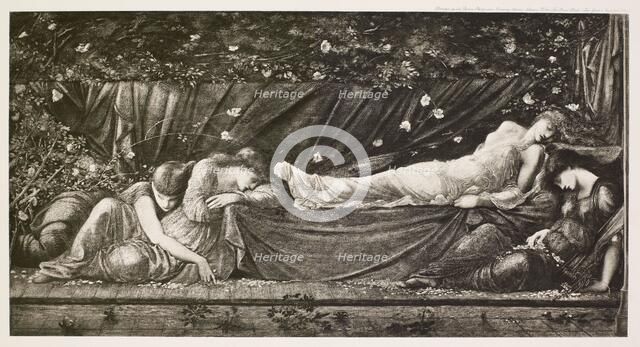 The Briar Rose Series - The Rose Bower/ The Sleeping Beauty (III), c1870s, (1900). Creator: Unknown.