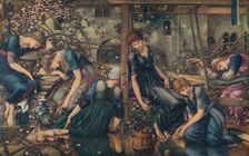 The Briar Rose; The Garden Court c1890, (1922). Creator: Sir Edward Coley Burne-Jones