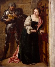 The Bribe, 1857. Creator: Frederick Richard Pickersgill